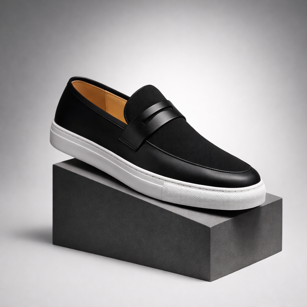 Marco Suede Penny Loafers