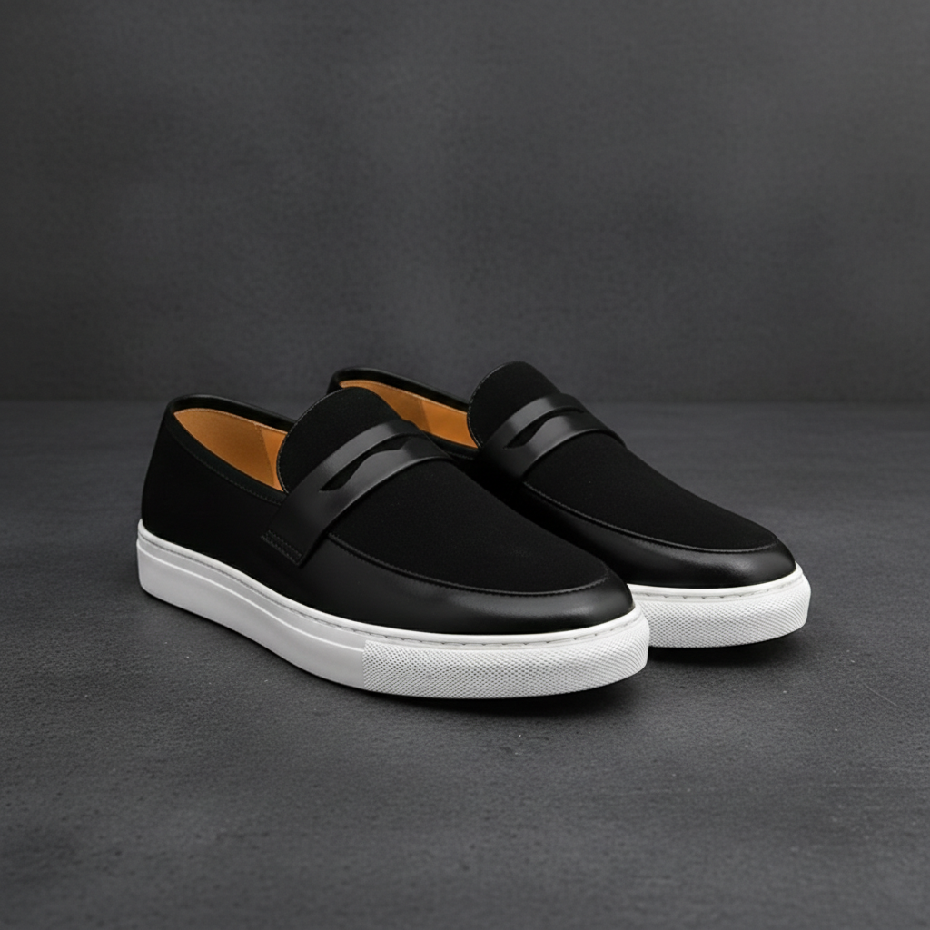 Marco Suede Penny Loafers