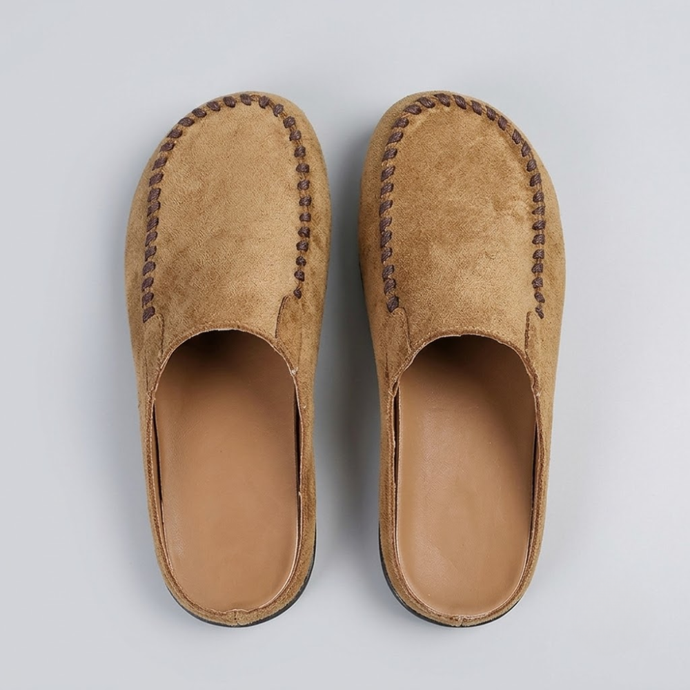 Darcie Suede Mule Loafers