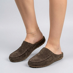 Darcie Suede Mule Loafers