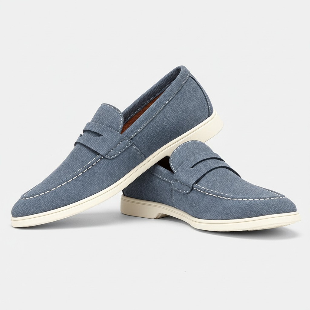 Marco Suede Penny Loafers