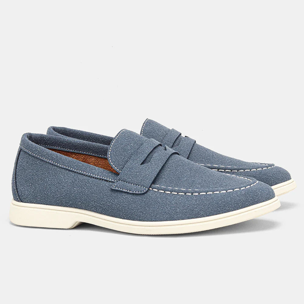 Marco Suede Penny Loafers