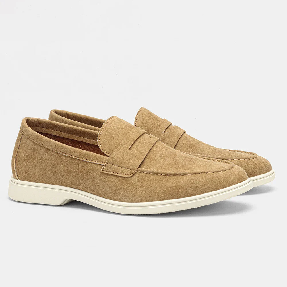 Marco Suede Penny Loafers