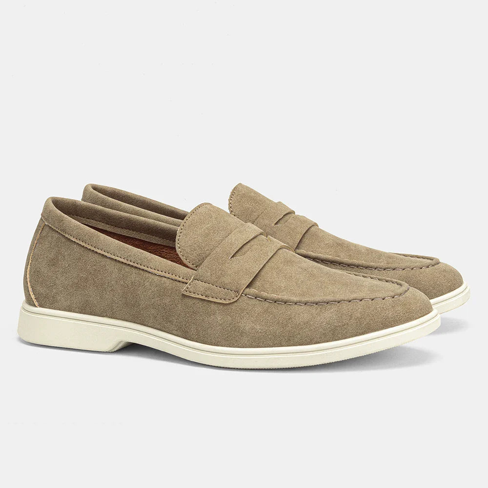 Marco Suede Penny Loafers