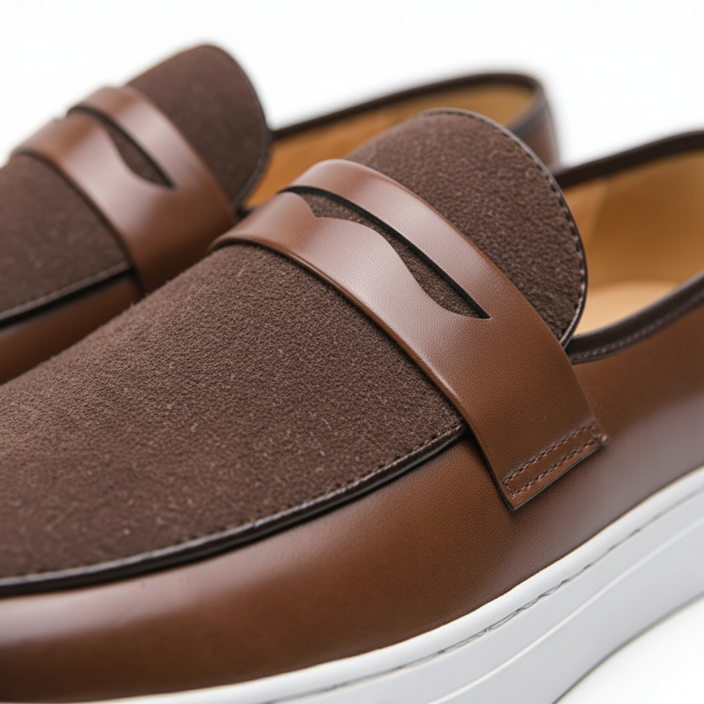 Marco Suede Penny Loafers