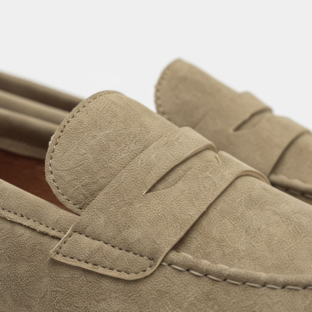 Marco Suede Penny Loafers