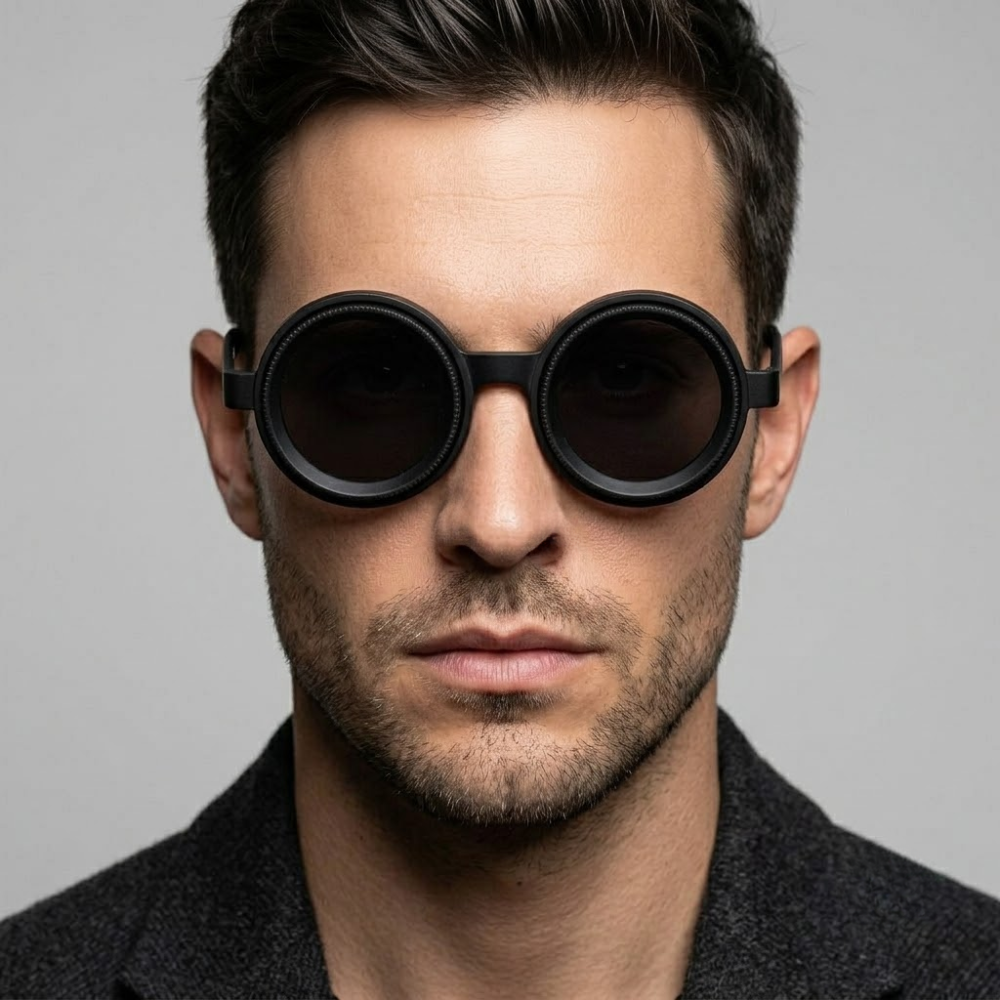 Theo Round Frame Sunglasses