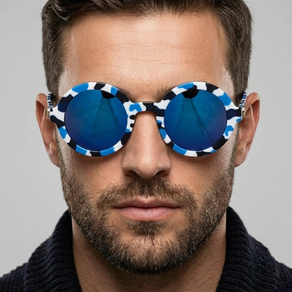 Theo Round Frame Sunglasses