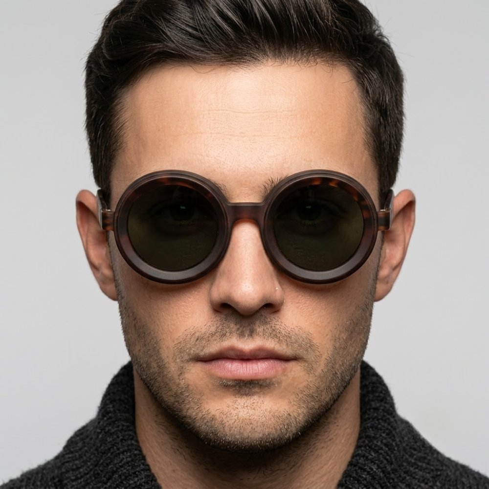Theo Round Frame Sunglasses