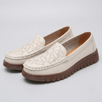 Clara Floral Stitch Loafers