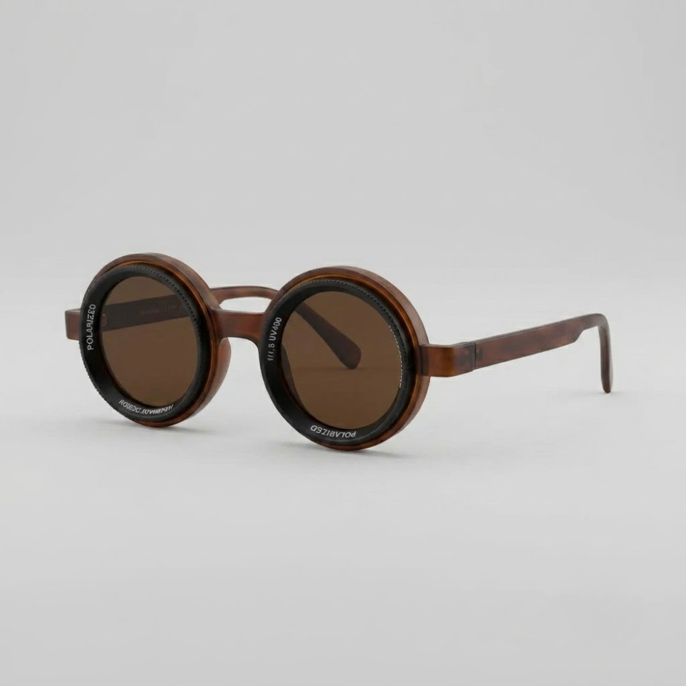 Theo Round Frame Sunglasses 8
